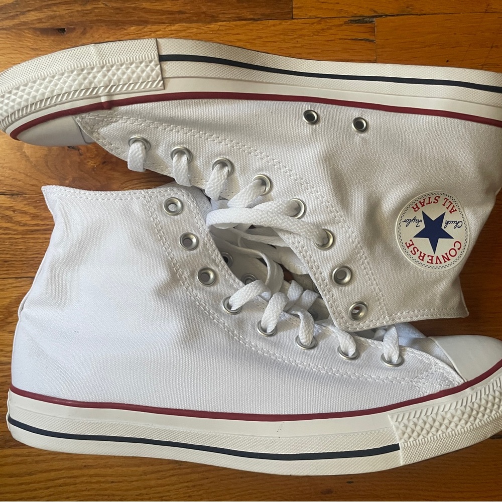 Converse White High-Top Sneakers - Unisex